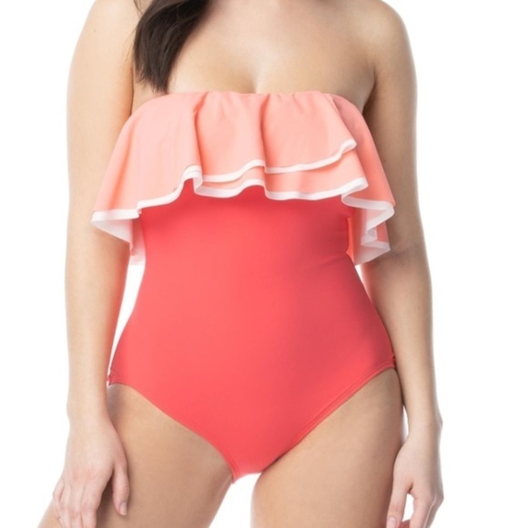 CONTOURS by Coco Reef Ruffle One Piece Swimsuit - Picture 1 of 4